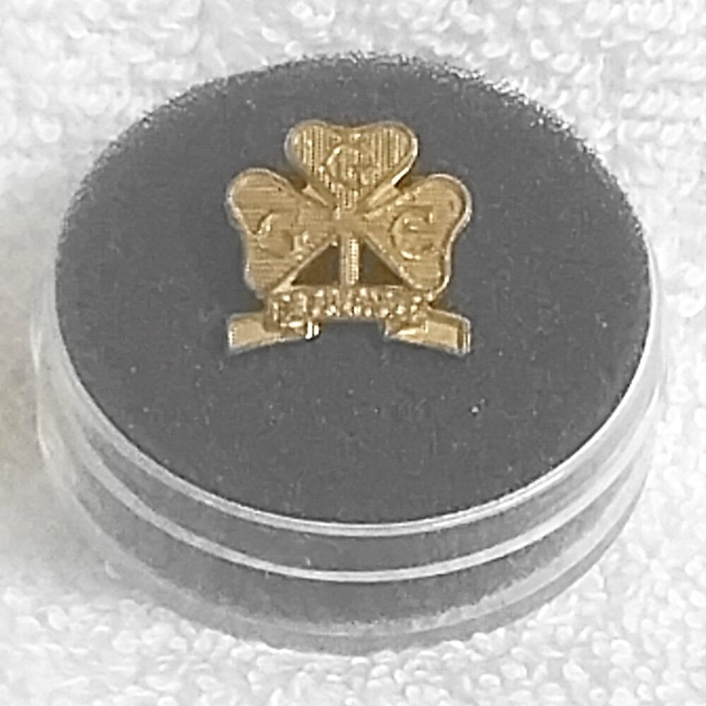 Girl Guides of Canada Be Prepared Brass Pin!!